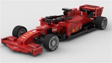 Lego Moc F1 Ferrari Sf1000 By Legocg Rebrickable Build With Lego