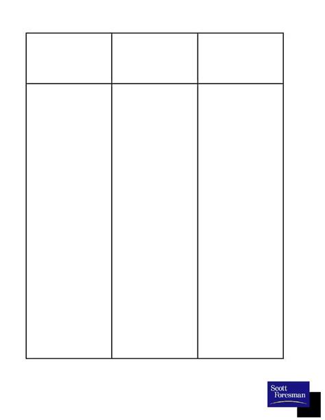 Printable Blank T Chart Template Negarakujobs