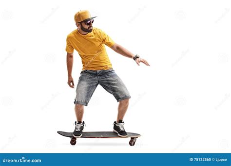 Young Guy Riding A Skateboard Stock Photo Image Of Leisure Extreme