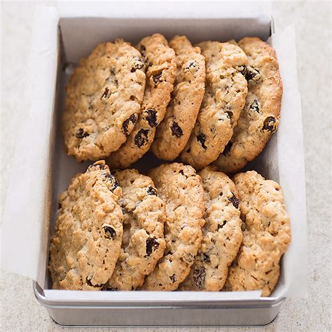 Water at a time until it just holds together). Big Chewy Oatmeal-Raisin Cookies | Cook's Illustrated