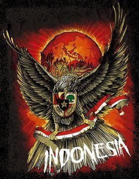 Gambar Lambang Garuda Indonesia Tembaga Kuningan Indonesian Ambang