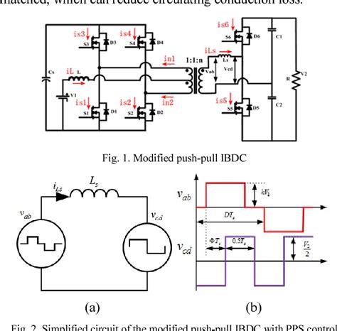 Figure 1 From Analysis And Modelling Of A Bidirectional Push Pull Converter With Pwm Plus Phase