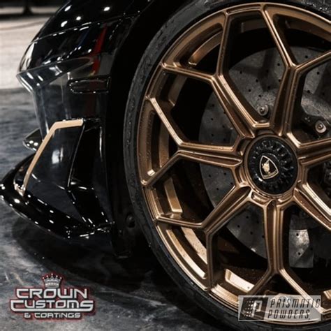 Lamborghini Wheels Finished With Soft Clear And Highland Bronze