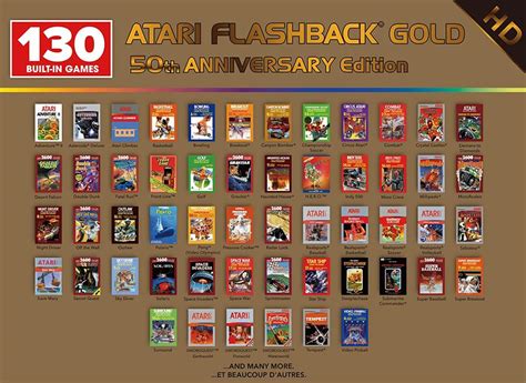 Console Atari Flashback Gold 50th Anniversary Edition Just For Games