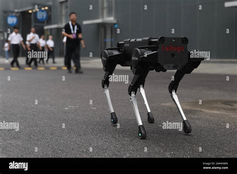 A Four Legged Robot Dog Called Laikago Developed By Unitree Is