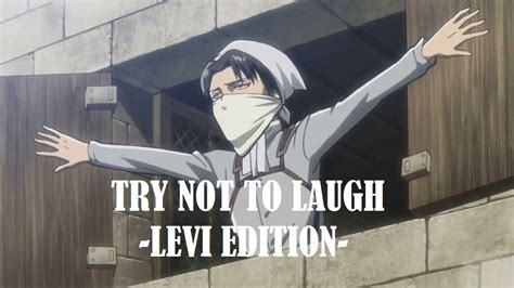 Attack On Titan Try Not To Laugh - Levi Edition - YouTube
