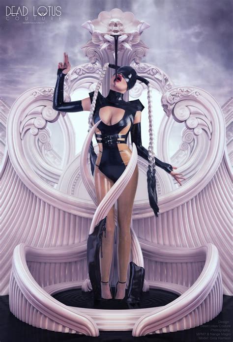 Dead Lotus Couture Latex Design With Japanese Straightness