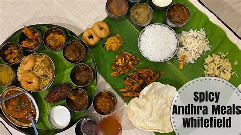 Best Andhra Meals In Bangalore Spicy Andhra Food Bhojanshala
