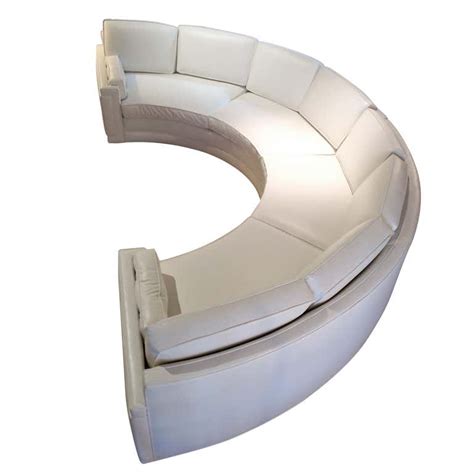Gorgeous Semi Circle Sofa At 1stdibs Semi Circle Couch Semicircle