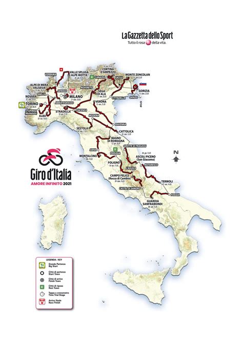 The race started on 8 may and is scheduled to finish on 30 may. Giro d'Italia 2021 route: Tough gravel stage, Monte Zoncolan summit finish and final time trial ...