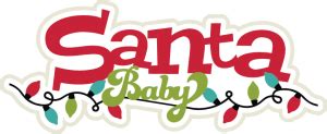 Santa Baby SVG scrapbook title santa svg title christmas ...
