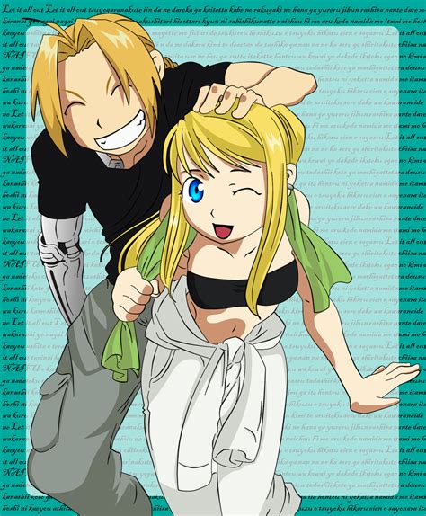 Edward X Winry By Magenta Anbu On Deviantart