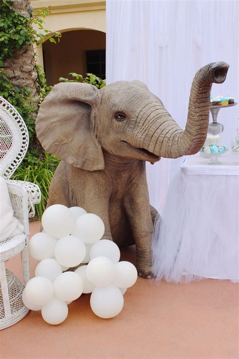Elephant Theme Baby Boy Baby Shower Prop Rentals And Event Design
