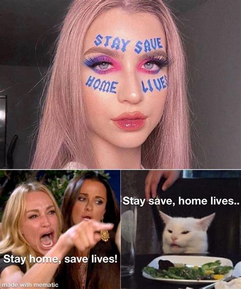 Stay Save Home Lives Meme Guy