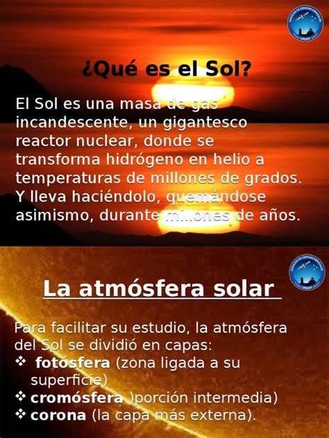 Presentacion El Sol Nuestra Estrella Pdf Dom Estrellas