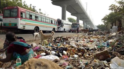 alleging nonpayment sanitation staff stop garbage collection in lucknow hindustan times
