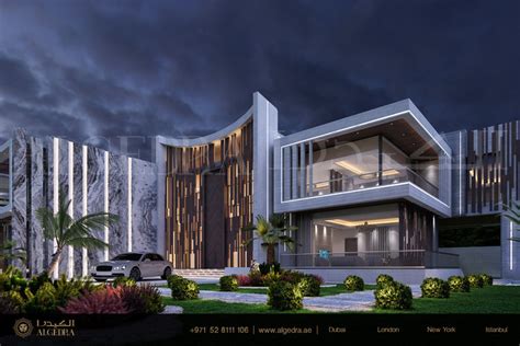 Modern Villa Exterior Design By Algeddra By Algedra Interior Design At