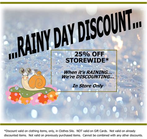 Rainy Day Discounts Today Wheat