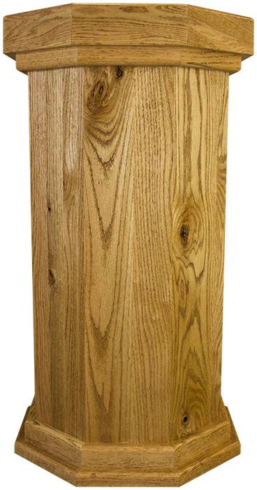 Golden Oak Classic Series Floor Pedestal Fp116 69100 Roostin