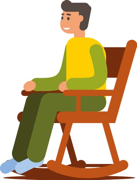 Man In Rocking Chair Clipart Free Download Transparent Png Creazilla