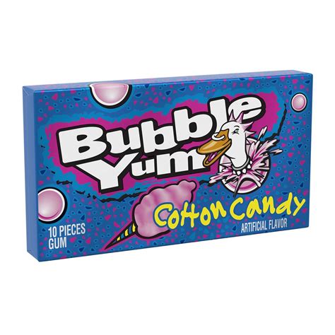Bubble Yum Cotton Candy Bubble Gum Individually Wrapped 282 Oz