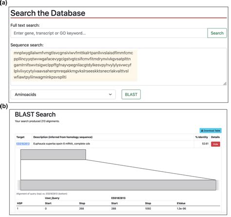 Blast Search Section The New Search Box For Sequence Searches A With