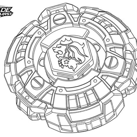 Beyblade Burst Coloring Pages Line Drawing Free Printable Coloring Pages
