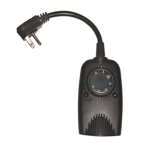 Woods 24 Hour Outdoor Timer With Photocell Light Sensor Black 2001