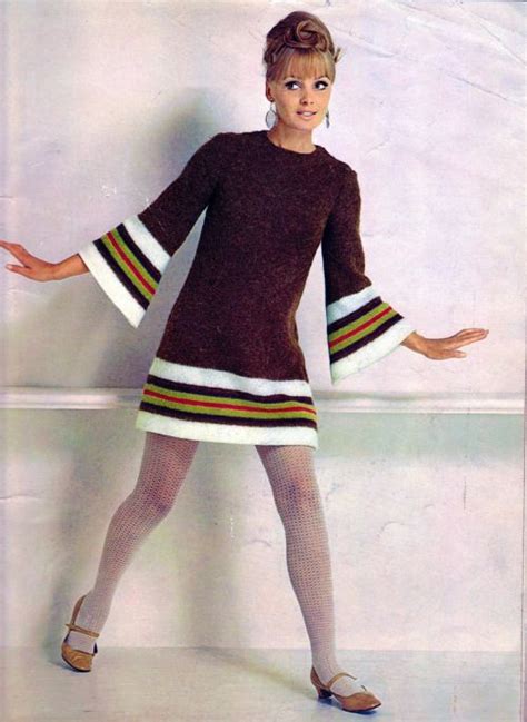 Needlework 1967 Via Retro Outfits Vintage Outfits Vintage Dresses 1960 Outfits Vintage
