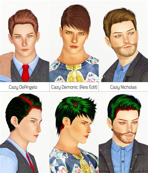 Cazy S Hairstyles Retextured By Sunpi Sims 3 Hairs Sims Hair Sims