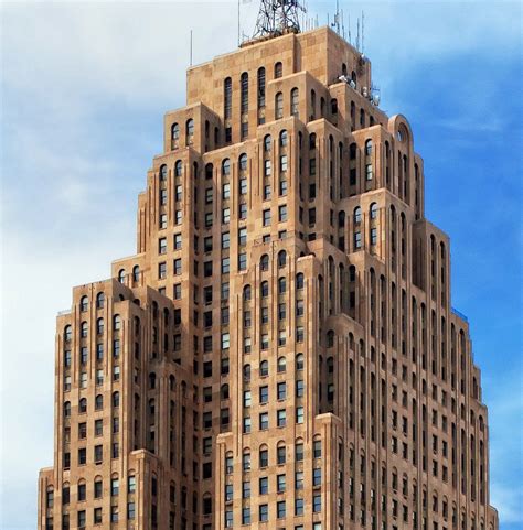 Penobscots Head Facade Architecture Art Deco Buildings Skyscraper