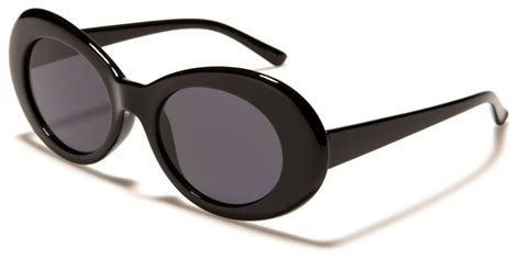 Round Clout Goggles Retro Sunglasses Wholesale P6280 Black