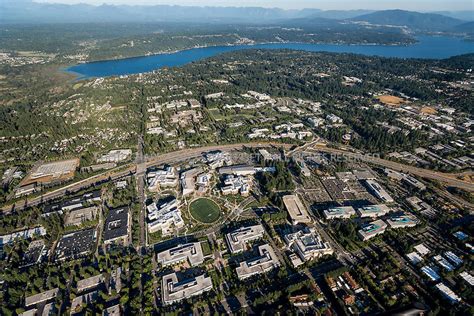 Microsoft Campus Aerial View Seattle Photographer Stuart Isett