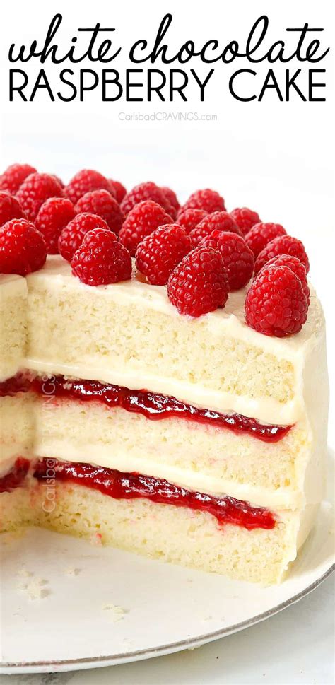White Chocolate Raspberry Cake Carlsbad Cravings