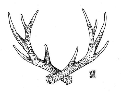 In tattoo art, this design is often done in a 3d or at least relatively realistic style, and usually in black ink. Pin by Noel Oatley on Squiiiiiid | Antler tattoos, Best ...