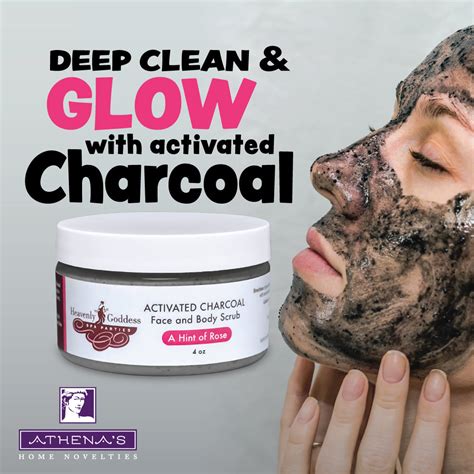 Activated Charcoal Face And Body Scrub