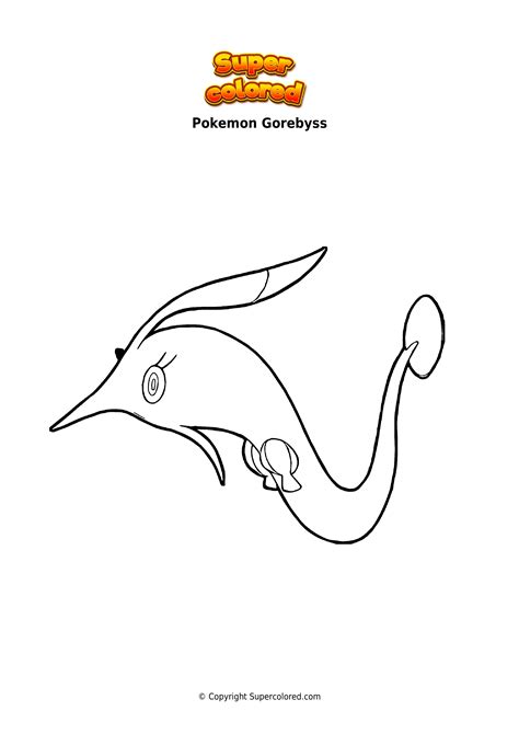 Disegno Da Colorare Pokemon Gorebyss Supercolored Com