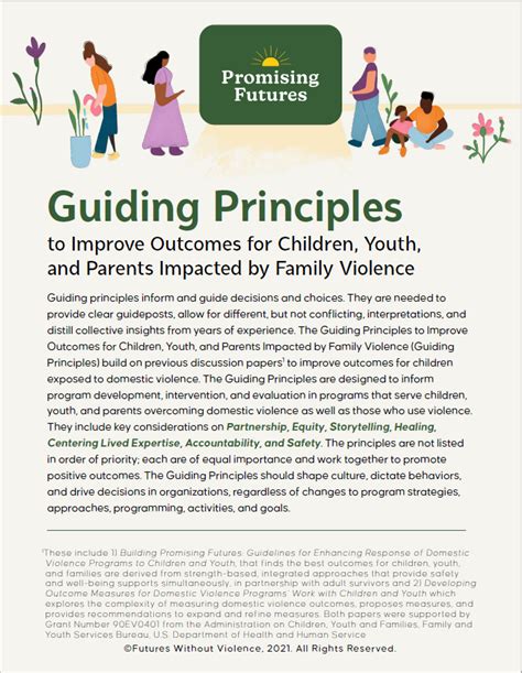 Guiding Principles Promising Futures