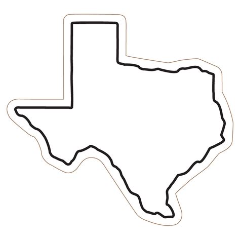 Photos Of Texas Map Clip Art Texas State Shape Outline Clipartix