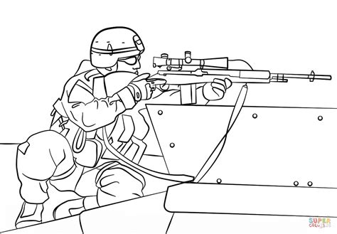 Us navy seal sniper vs somali pirates one shot one kill. Army Sniper coloring page | Free Printable Coloring Pages