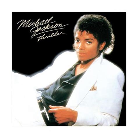 Michael Jackson Thriller 80s Album Cover Art Music Icon