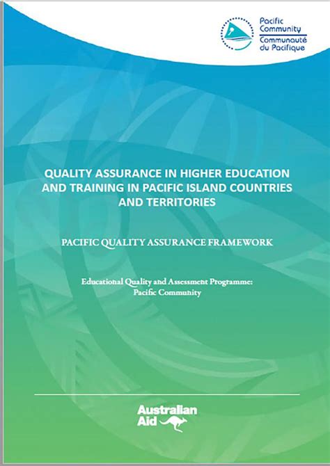 Pacific Quality Assurance Framework Standards Criteria Guidelines