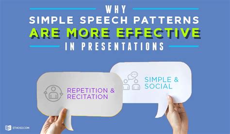 Why Simple Speech Patterns Are More Effective In Presentations