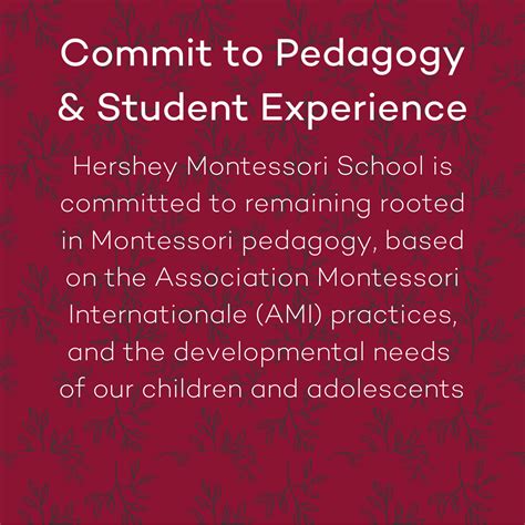 Hershey Montessori School About Mission Vision And Core Values