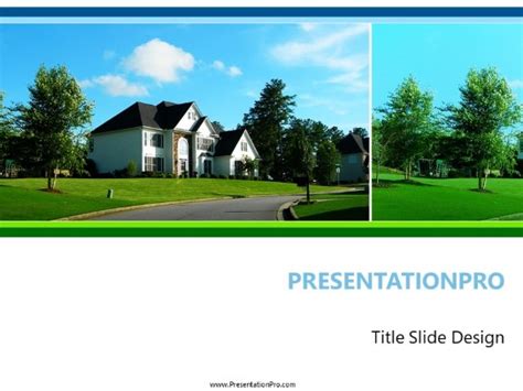 Residential House Powerpoint Template Presentationpro