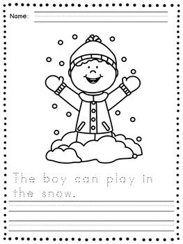 All of the winter coloring printables have been optimized for easy printing. Winter Coloring Pages - Winter Handwriting Practice by ...