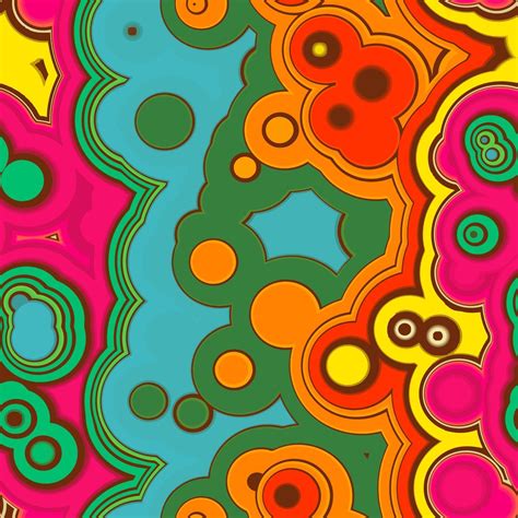 Sixties Hippy Retro Pattern Background 3091546 Vector Art At Vecteezy