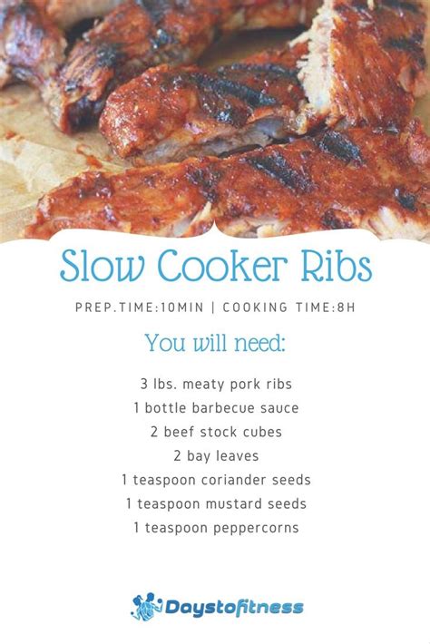 Slow cooker ribs are the best, most tender, flavorful ribs you'll make! Slow Cooker Ribs | Slow cooker ribs, Slow cooker recipes ...