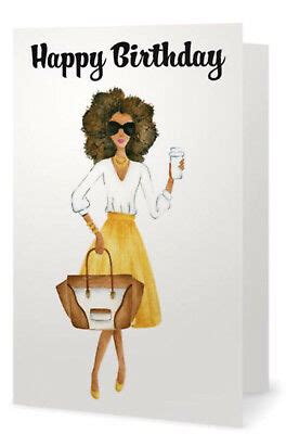 See more ideas about african american birthday cards, happy birthday images, happy birthday messages. Fabulous African American Lady In Yellow Happy Birthday Greeting Card | eBay