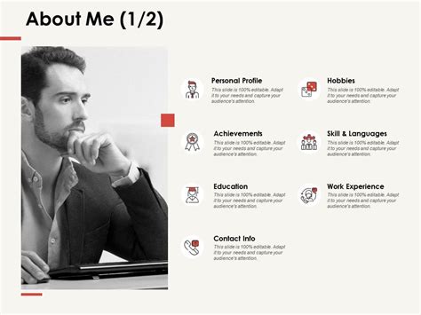 Personal Business Profile Template Professional Sample